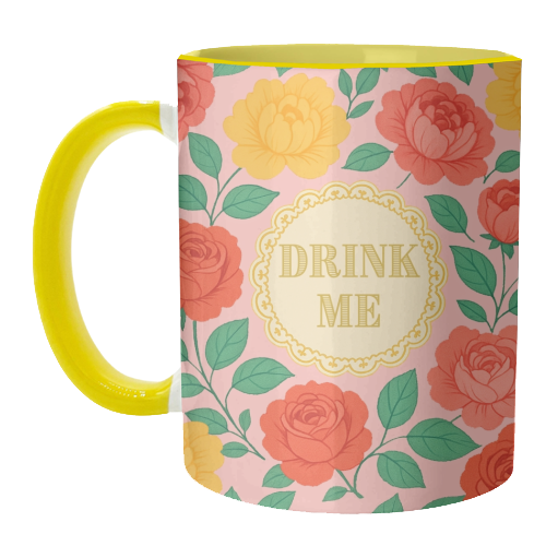 Bite Me / Sit on my face - unique mug by Lilly Rose