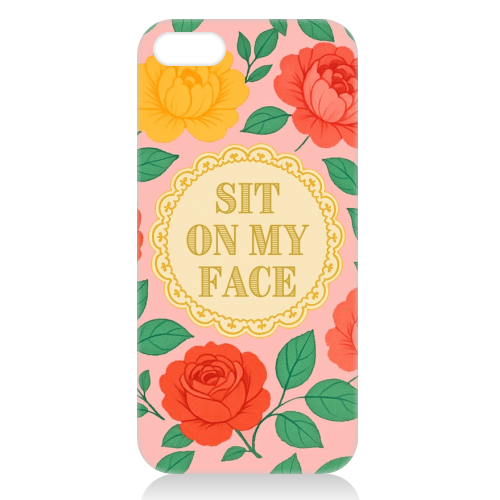 Bite Me / Sit on my face - unique phone case by Lilly Rose