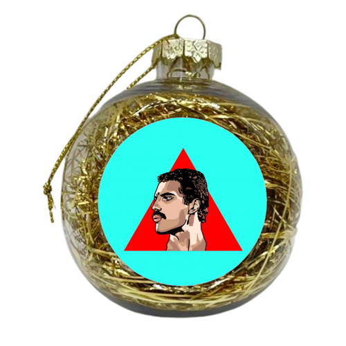 Bites The Dust - xmas bauble by Wallace Elizabeth