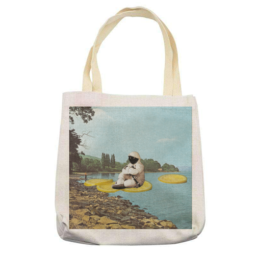 Bitter - printed canvas tote bag by OhMC! Designs