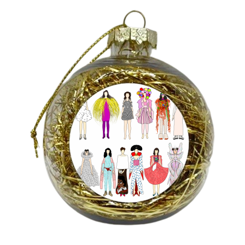 Bjork - xmas bauble by Notsniw Art