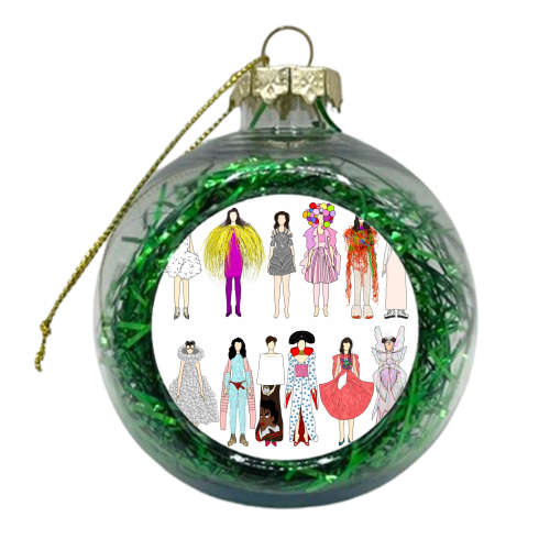 Bjork - xmas bauble by Notsniw Art