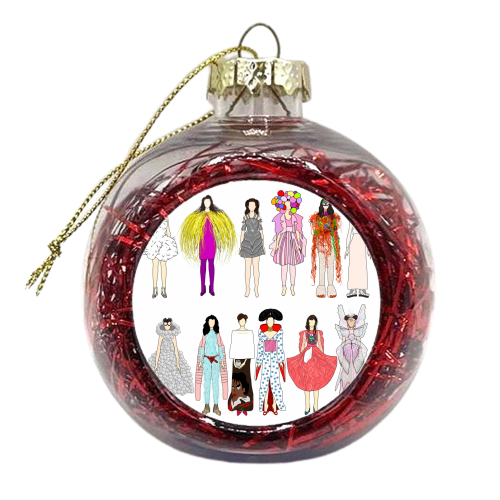 Bjork - xmas bauble by Notsniw Art