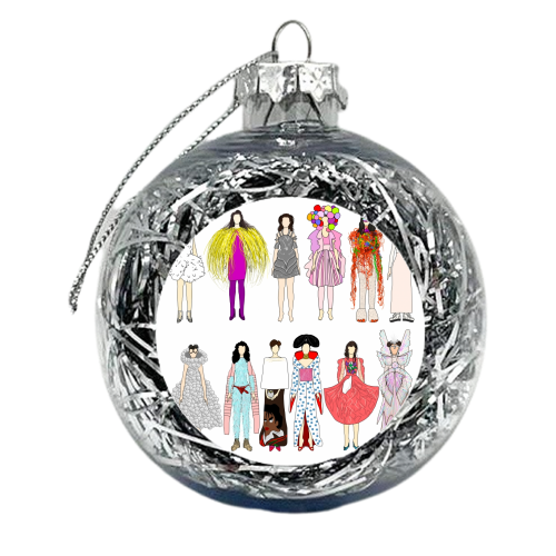 Bjork - xmas bauble by Notsniw Art