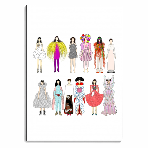 Bjork - personalised A4, A5, A6 notebook by Notsniw Art
