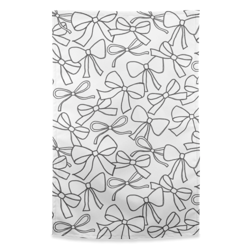 Black Bows - funny tea towel by The Boy and the Bear