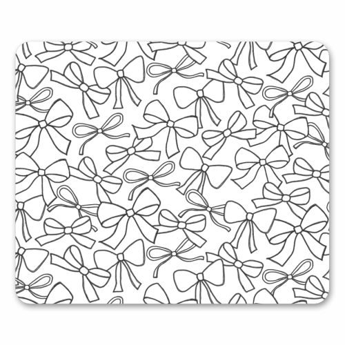 Black Bows - mouse mat by The Boy and the Bear