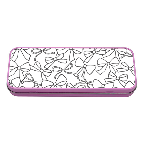 Black Bows - tin pencil case by The Boy and the Bear