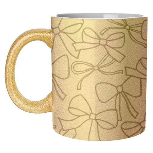 Black Bows - unique mug by The Boy and the Bear