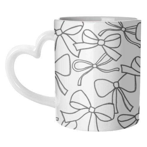 Black Bows - unique mug by The Boy and the Bear