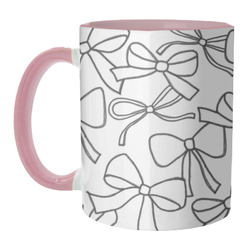 Black Bows - unique mug by The Boy and the Bear