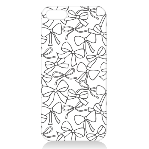 Black Bows - unique phone case by The Boy and the Bear