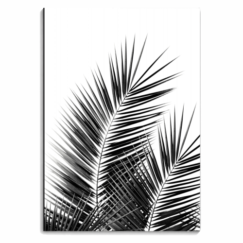 Black Palm Leaves Dream - Cali Summer Vibes #1 #tropical #decor #art - personalised A4, A5, A6 notebook by Anita Bella Jantz