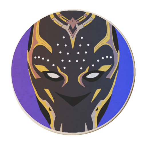 Black Panther - personalised beer coaster by Danny Welch