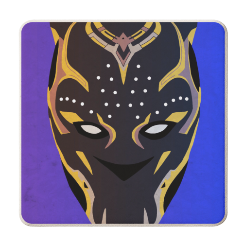 Black Panther - personalised beer coaster by Danny Welch