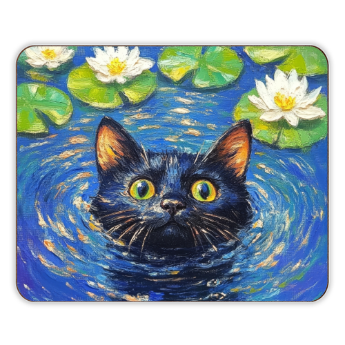 Black water Lilly - designer placemat by DejaReve