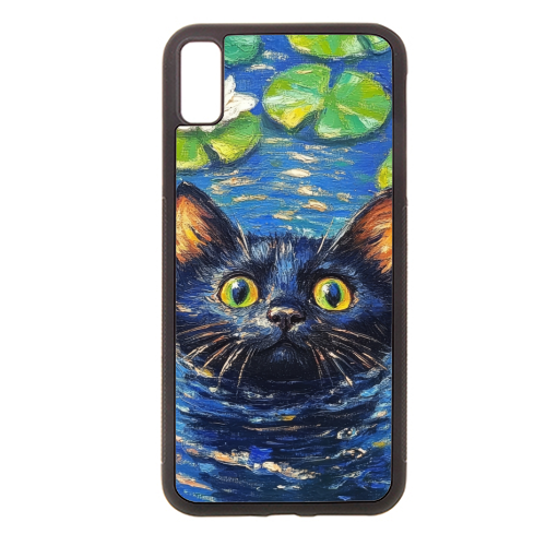 Black water Lilly - stylish phone case by DejaReve