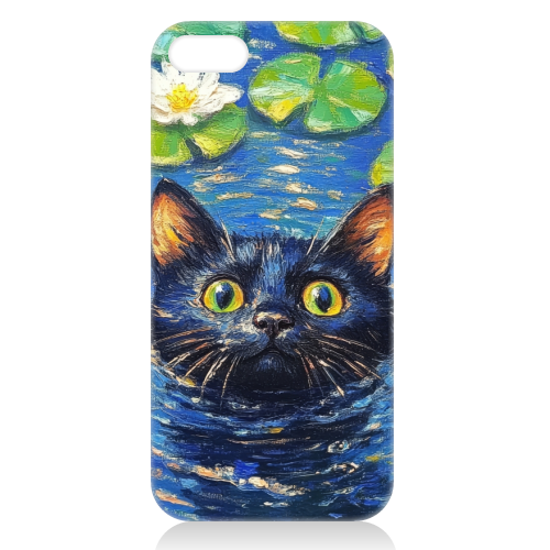 Black water Lilly - unique phone case by DejaReve