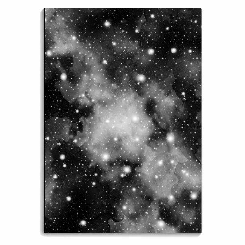 Black & White Galaxy Nebula Dream #1 #decor #art - personalised A4, A5, A6 notebook by Anita Bella Jantz