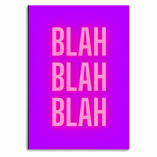 Blah Blah Blah - personalised A4, A5, A6 notebook by Proper Job Studio