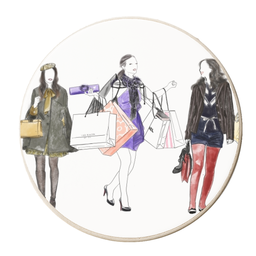 Blair Waldorf's Fit - personalised beer coaster by Yaz Raja