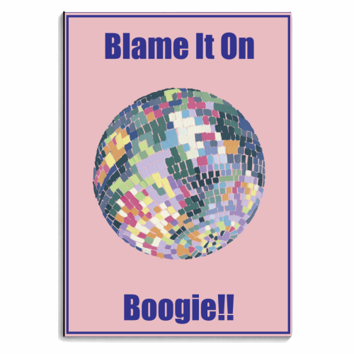 Blame It On The Boogie - personalised A4, A5, A6 notebook by Luxe and Loco