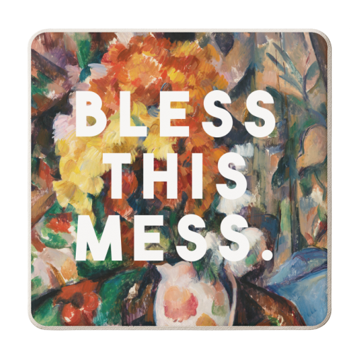 Bless This Mess - personalised beer coaster by The 13 Prints