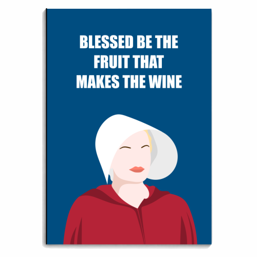 Blessed Be The Fruit That Makes The Wine - personalised A4, A5, A6 notebook by Adam Regester
