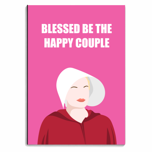 Blessed Be The Happy Couple - personalised A4, A5, A6 notebook by Adam Regester