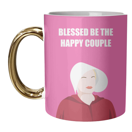 Blessed Be The Happy Couple - unique mug by Adam Regester