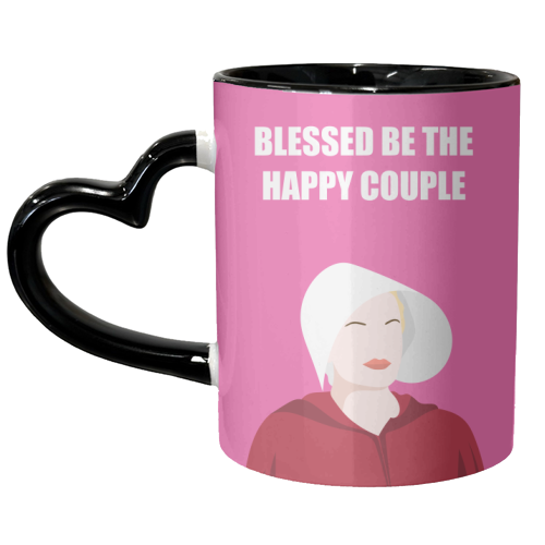 Blessed Be The Happy Couple - unique mug by Adam Regester