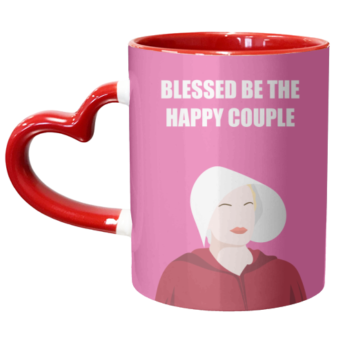 Blessed Be The Happy Couple - unique mug by Adam Regester
