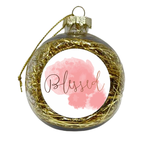 Blessed - xmas bauble by Uma Prabhakar Gokhale