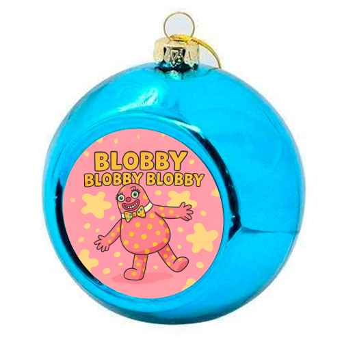Blobby - colourful christmas bauble by Ms Doodle
