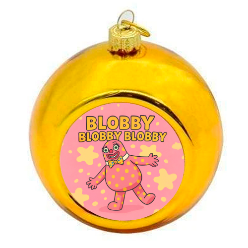 Blobby - colourful christmas bauble by Ms Doodle
