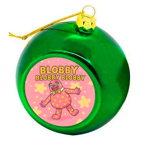 Blobby - colourful christmas bauble by Ms Doodle