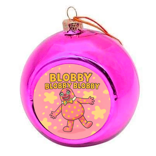Blobby - colourful christmas bauble by Ms Doodle