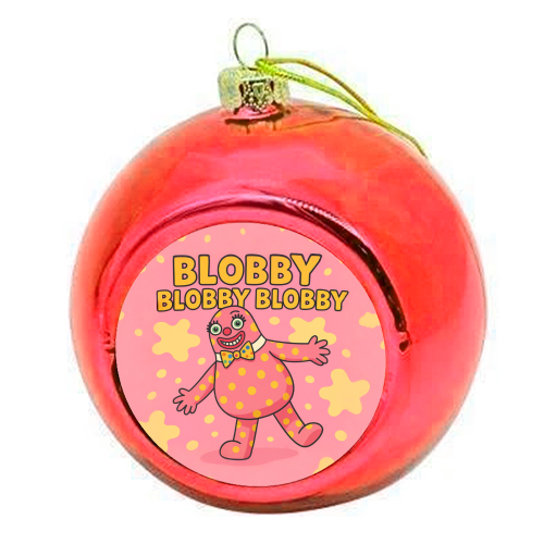 Blobby - colourful christmas bauble by Ms Doodle