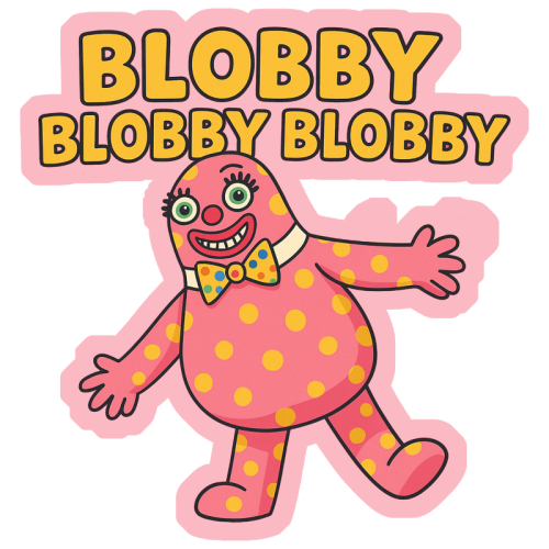 Blobby - Die Cut Sticker by Ms Doodle