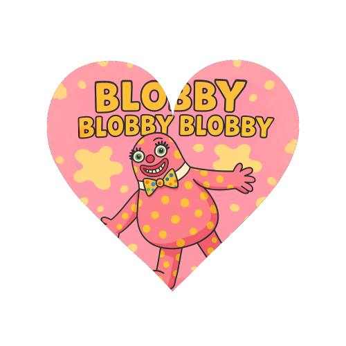 Blobby - Magnet by Ms Doodle
