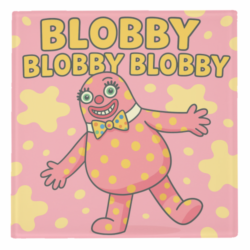 Blobby - personalised beer coaster by Ms Doodle
