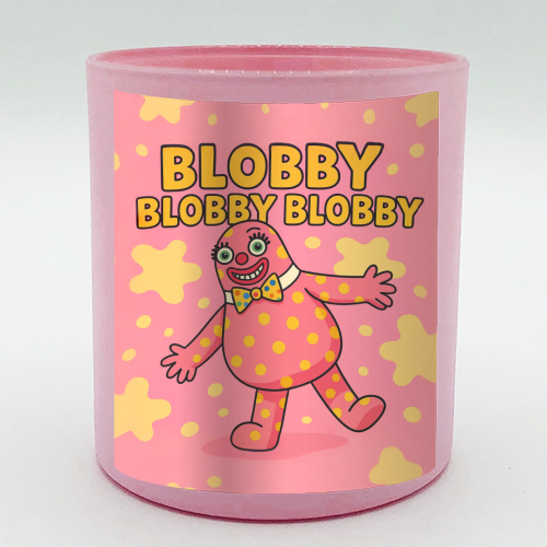 Blobby - scented candle by Ms Doodle