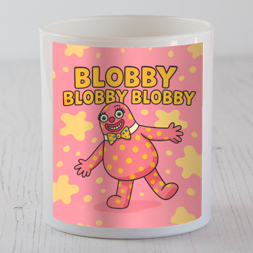 Blobby - scented candle by Ms Doodle