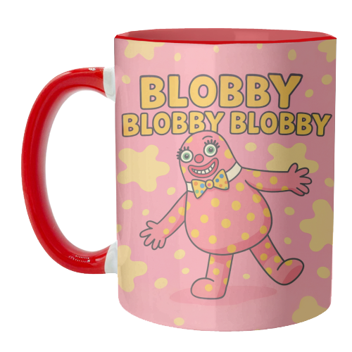 Blobby - unique mug by Ms Doodle