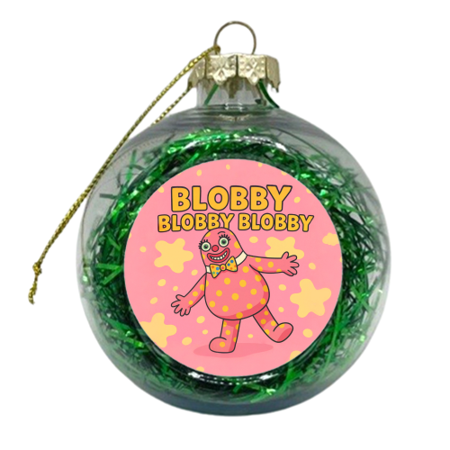 Blobby - xmas bauble by Ms Doodle
