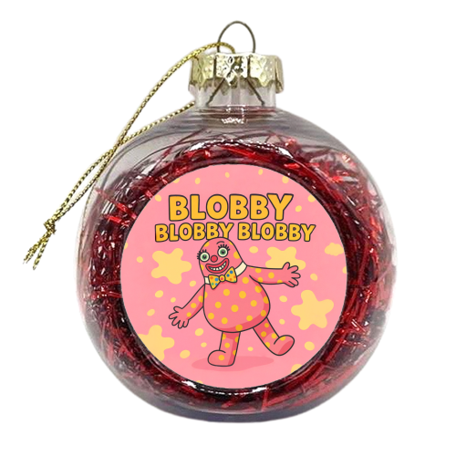 Blobby - xmas bauble by Ms Doodle