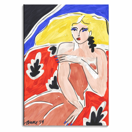 Blond Woman - personalised A4, A5, A6 notebook by Ana Clerici