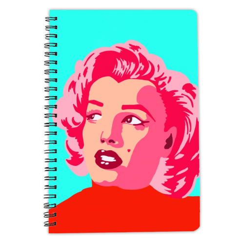 BLONDE BOMBSHELL - personalised A4, A5, A6 notebook by Wallace Elizabeth