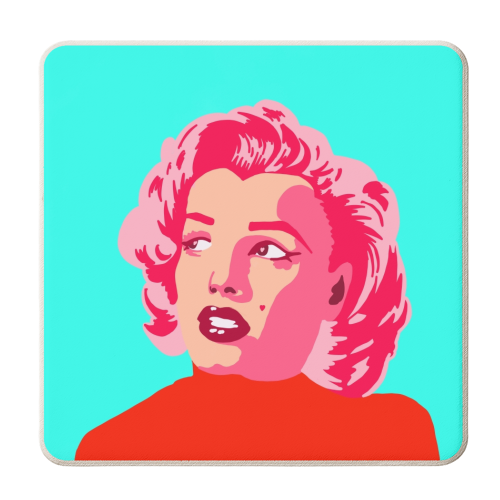 BLONDE BOMBSHELL - personalised beer coaster by Wallace Elizabeth