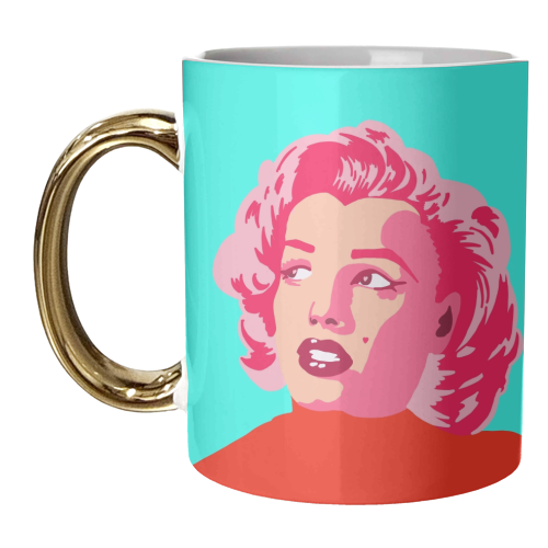 BLONDE BOMBSHELL - unique mug by Wallace Elizabeth